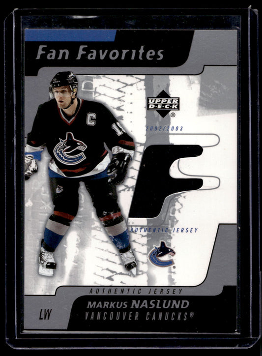 2002-03 Upper Deck - Fan Favorites - Markus Naslund #FF-MN