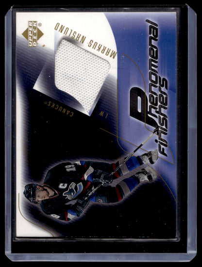 2001-02 Upper Deck - Phenomenal Finishers - Markus Naslund #PF-MN