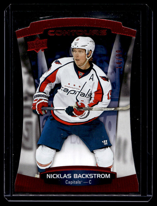 2015-16 Upper Deck Contours - Red - Nicklas Backstrom #48 /99
