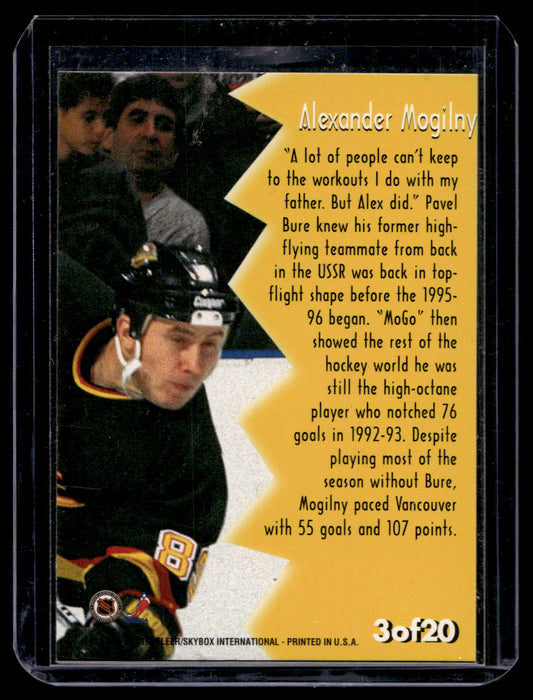 1996-97 Fleer NHL Picks - Jagged Edge - Alexander Mogilny #3