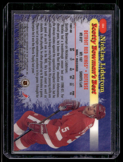 1998-99 Bowman's Best - Scotty Bowman' Best - Nicklas Lidstrom #SB4
