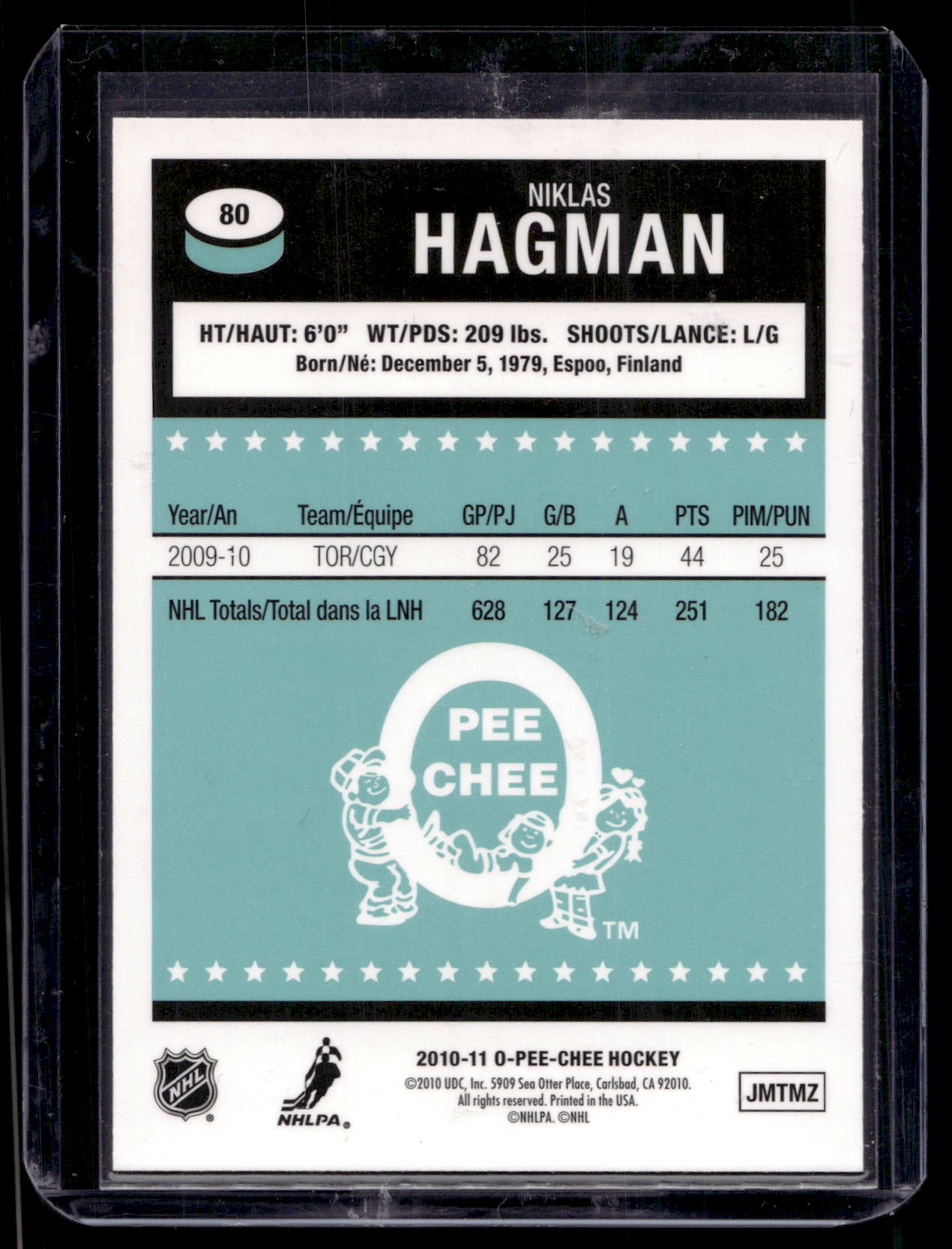 2010-11 O-Pee-Chee - Rainbow Retro - Niklas Hagman #80