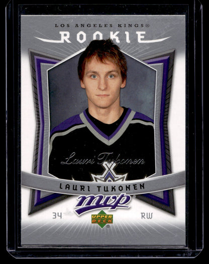 2007-08 Upper Deck MVP -  Rookie - Lauri Tukonen #328 RC