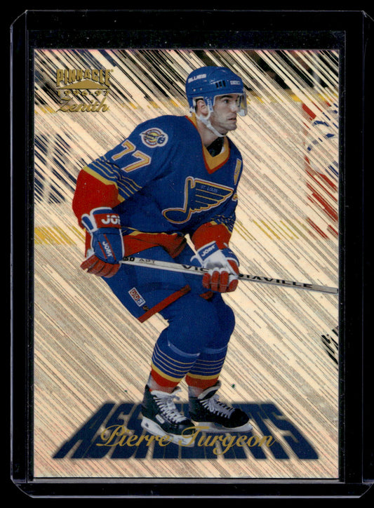 1996-97 Pinnacle Zenith - Assailants - Pierre Turgeon #12
