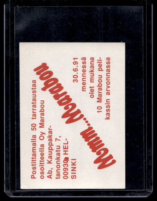 1991 Semic Marabou - Vjatjeslav Uvajev #86