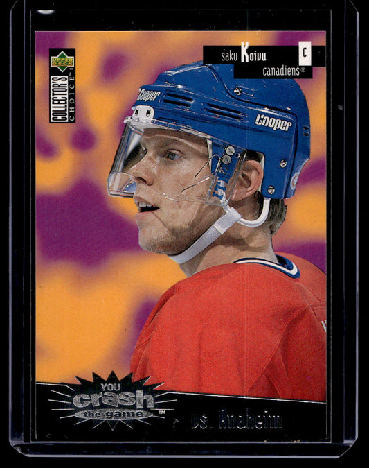 1996-97 Upper Deck Collector's Choice - You Crash the Game - Saku Koivu vs. Anaheim #C15