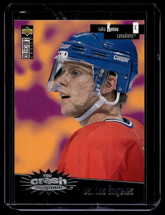 1996-97 Upper Deck Collector's Choice - You Crash the Game - Saku Koivu vs. Los Angeles #C15