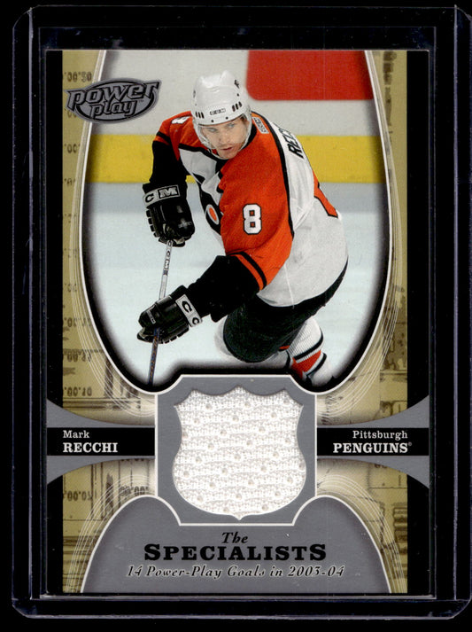 2005-06 Upper Deck Power Play - The Specialists Jerseys - Mark Recchi #TS-MR
