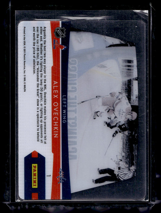 2010-11 Panini Playoff Contenders - Against the Glass - Alex Ovechkin #1