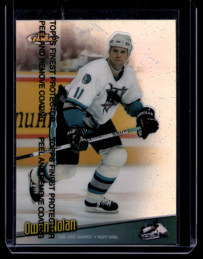 1998-99 Topps Finest - Refractor - Owen Nolan #23