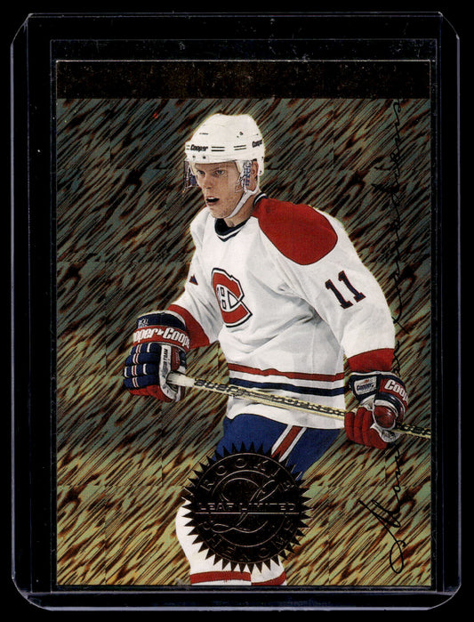 1995-96 Leaf Limited - Rookie Phenoms - Saku Koivu #9 /5000