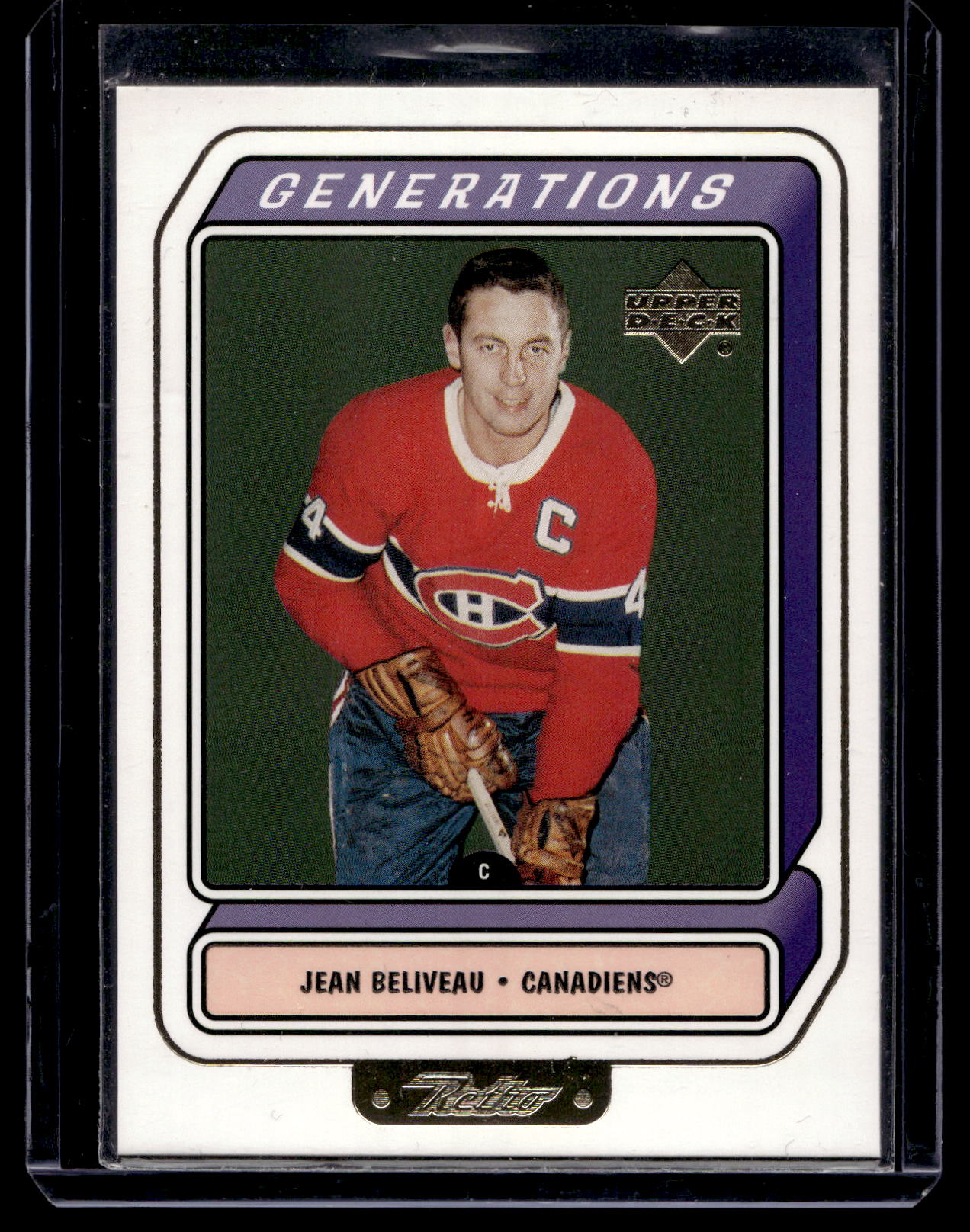 1999-00 Upper Deck Retro - Generations - Jean Beliveau #G5A