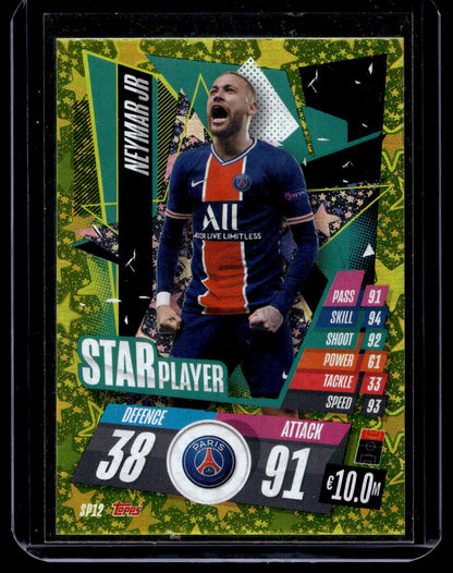 2020-21 Topps Match Attax UCL - Star Player - Neymar Jr. #SP12