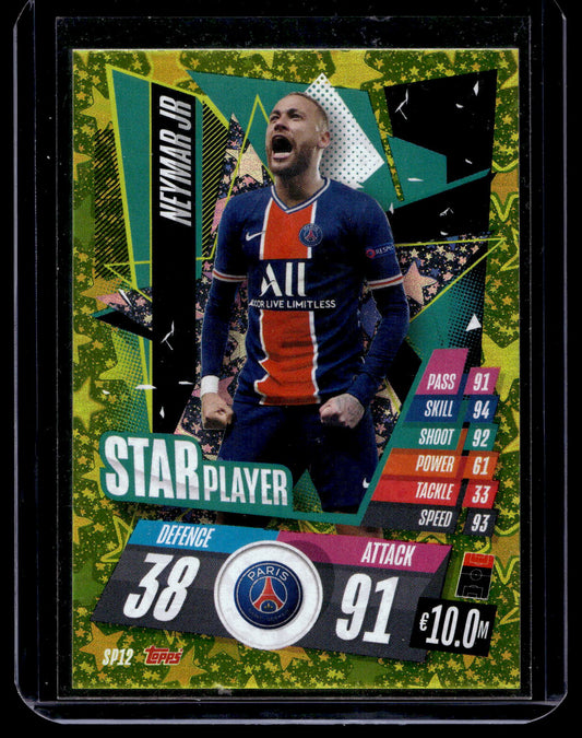 2020-21 Topps Match Attax UCL - Star Player - Neymar Jr. #SP12