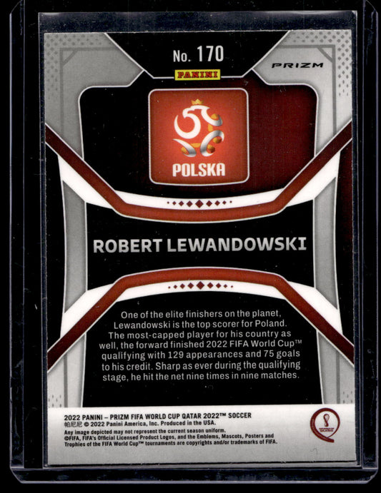 2022 Panini Prizm World Cup Qatar - Breakaway Prizm - Robert Lewandowski #170