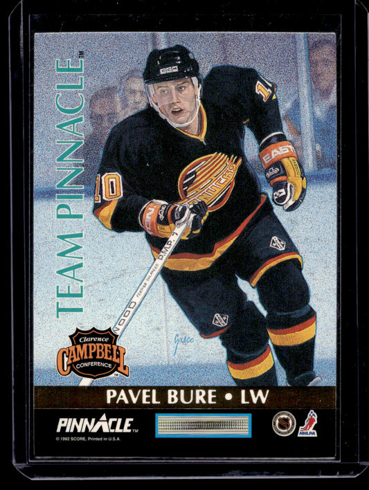1992-93 Pinnacle - Team Pinnacle - Pavel Bure / Kevin Stevens #4