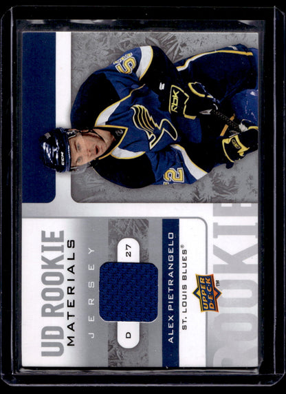 2008-09 Upper Deck - UD Rookie Materials - Alex Pietrangelo #RM-AP RY