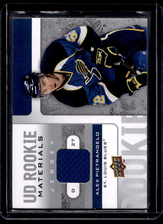2008-09 Upper Deck - UD Rookie Materials - Alex Pietrangelo #RM-AP RY