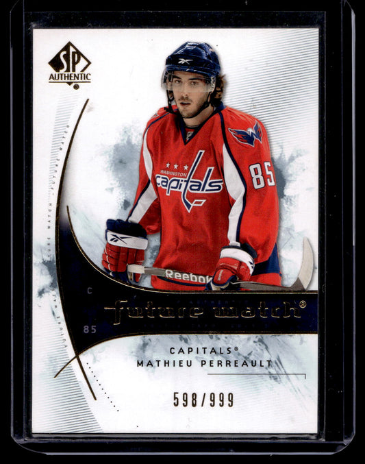 2009-10 Upper Deck SP Authentic - Future Watch - Mathieu Perreault #175 /999 RC