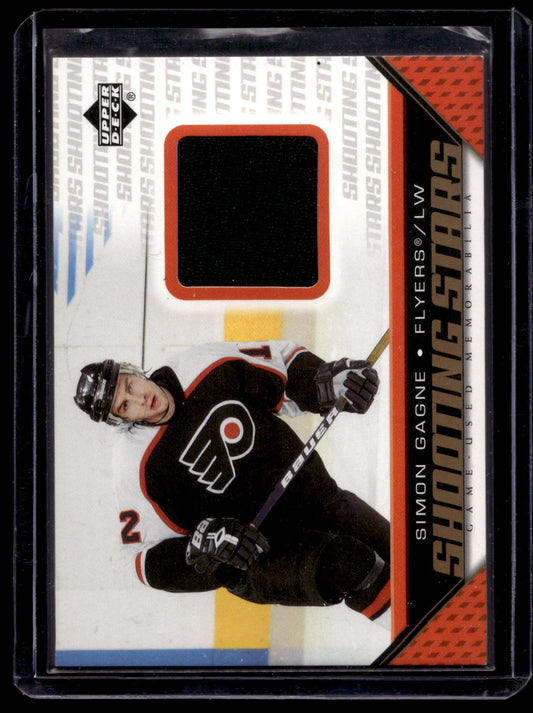 2005-06 Upper Deck - Shooting Stars Game-Used Memorabilia - Simon Gagne #S-SG