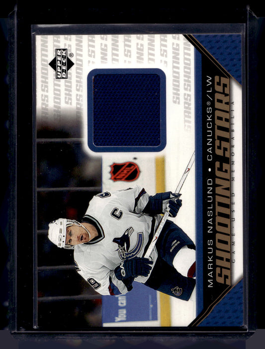 2005-06 Upper Deck - Shooting Stars Game-Used Memorabilia - Markus Naslund #S-MN