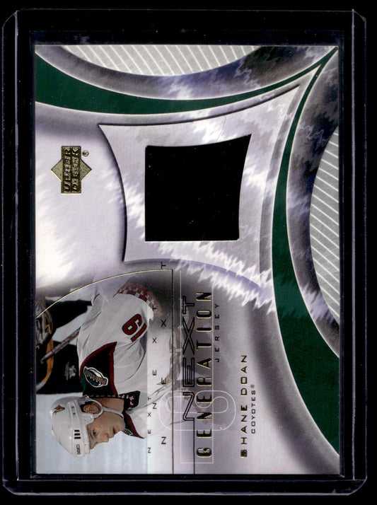2001-02 Upper Deck - Next Generation Jerseys - Shane Doan #NG-SD