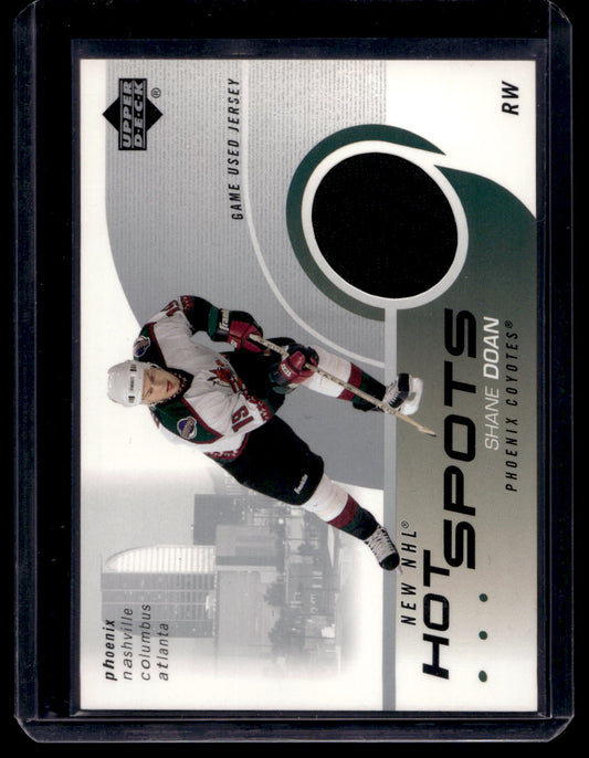2002-03 Upper Deck - Hot Spots - Shane Doan #HS-SD