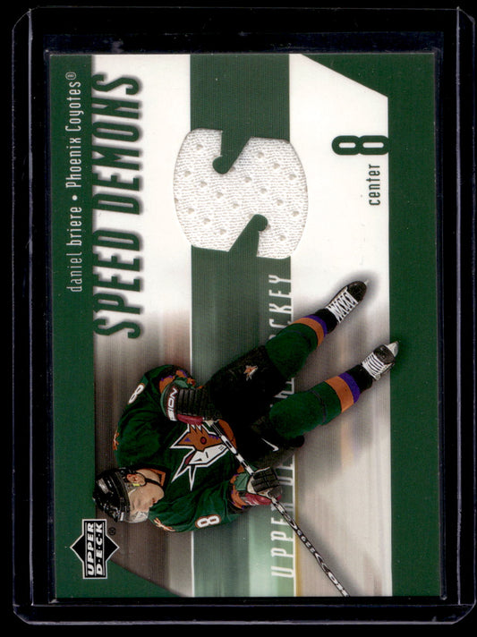 2002-03 Upper Deck - Speed Demons - Daniel Briere #SD-DB
