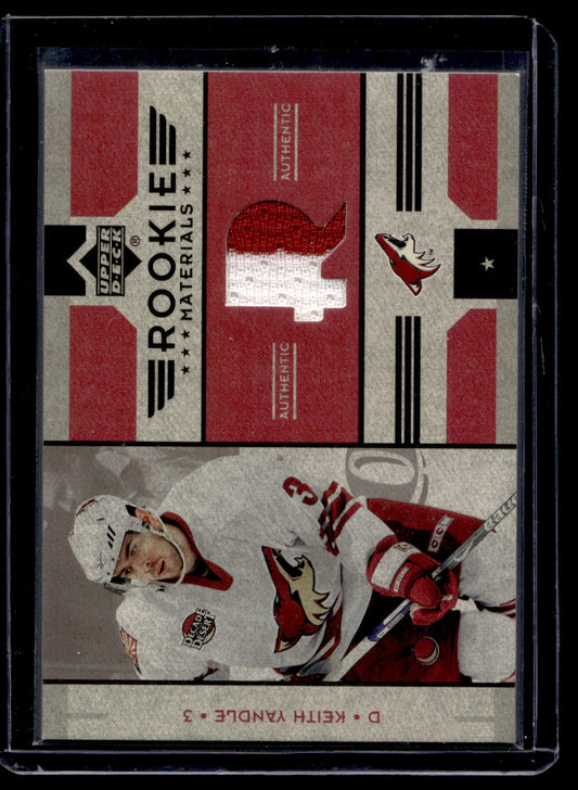 2006-07 Upper Deck - Rookie Materials - Keith Yandle #RM-KY RY