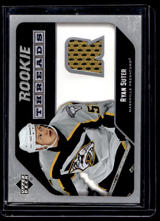 2005-06 Upper Deck - Rookie Threads - Ryan Suter #RT-RS RY