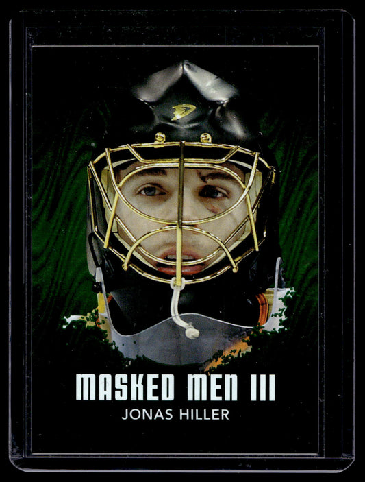 2010-11 In the Game Between the Pipes - Masked Men III - Emerald - Jonas Hiller #MM-27 PR340