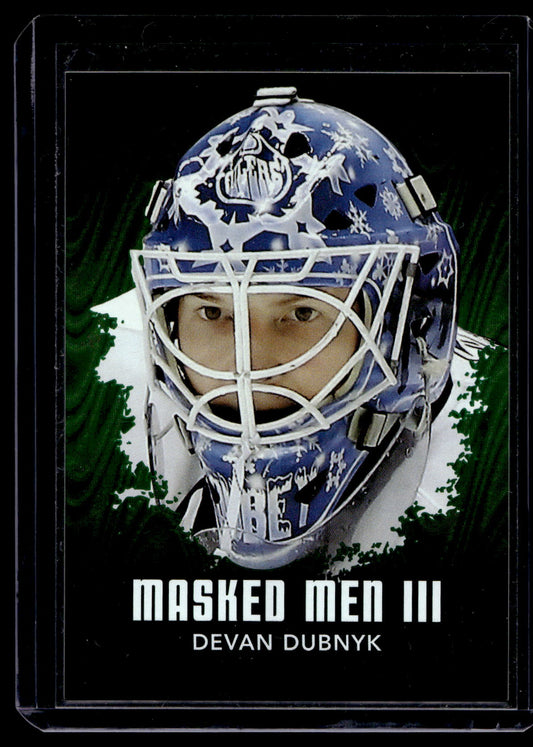 2010-11 In the Game Between the Pipes - Masked Men III - Emerald - Devan Dubnyk #MM-16 PR340