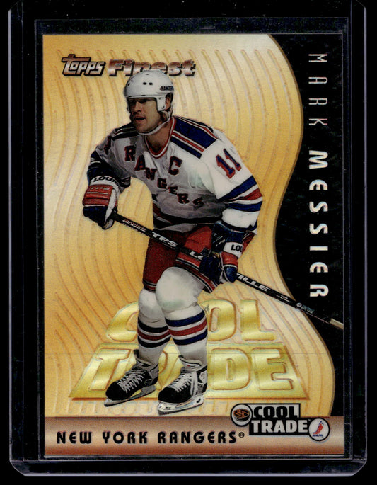 1995-96 NHL Cool Trade - Redemption Refractor - Topps Finest - Mark Messier #5