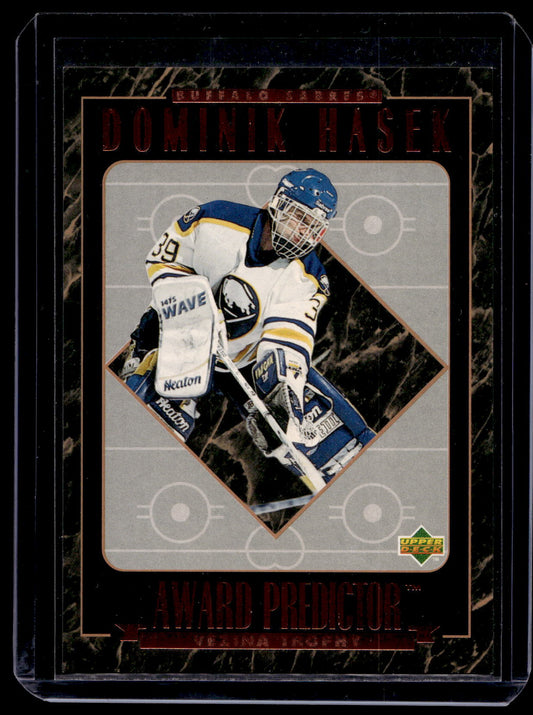 1995-96 Upper Deck - Hobby Award Predictor - Redemption - Dominik Hasek #H13