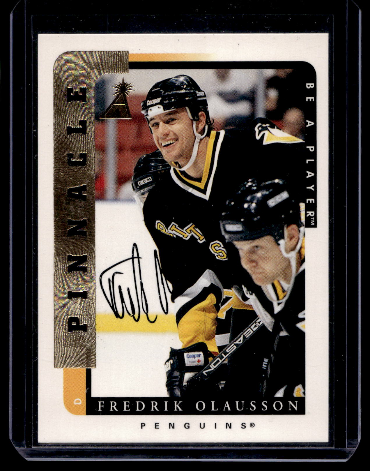 1996-97 Pinnacle Be A Player - Autographs - Fredrik Olausson #134