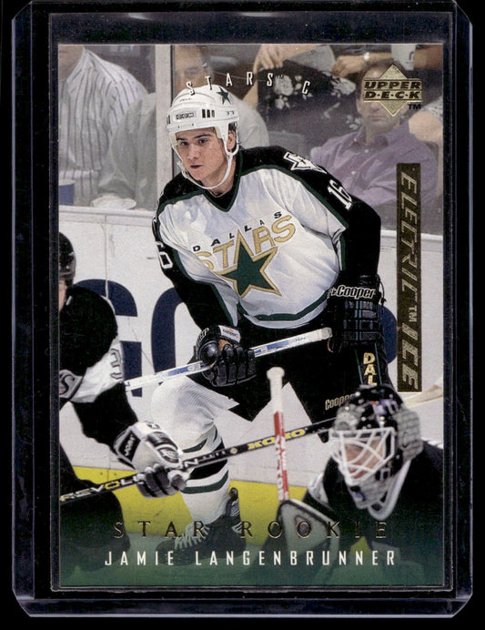 1995-96 Upper Deck - Electric Ice Gold - Star Rookie - Jamie Langenbrunner #503