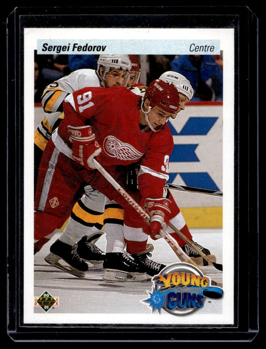 1990-91 Upper Deck - Young Guns - Sergei Fedorov #525 RC