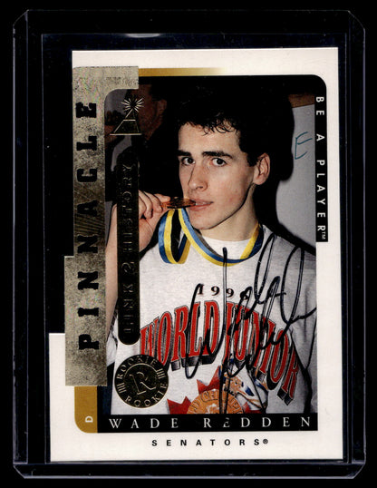 1996-97 Pinnacle Be A Player - Link 2 History - Autographs - Wade Redden #LTH-9A