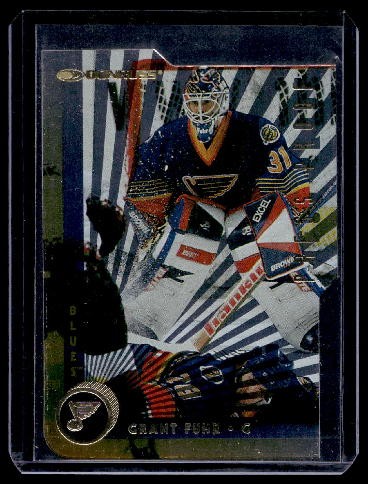 1997-98 Donruss - Gold Die-Cut Press Proof - Grant Fuhr #153 /500