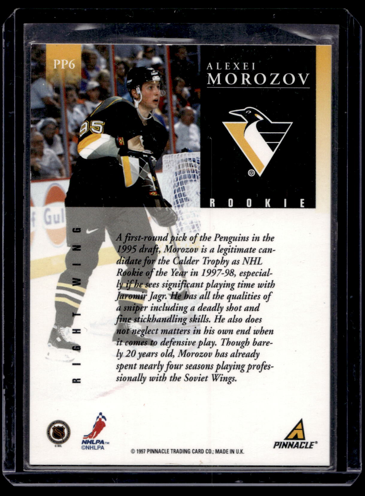 1997-98 Pinnacle - Artist Proof - Alexei Morozov #PP6
