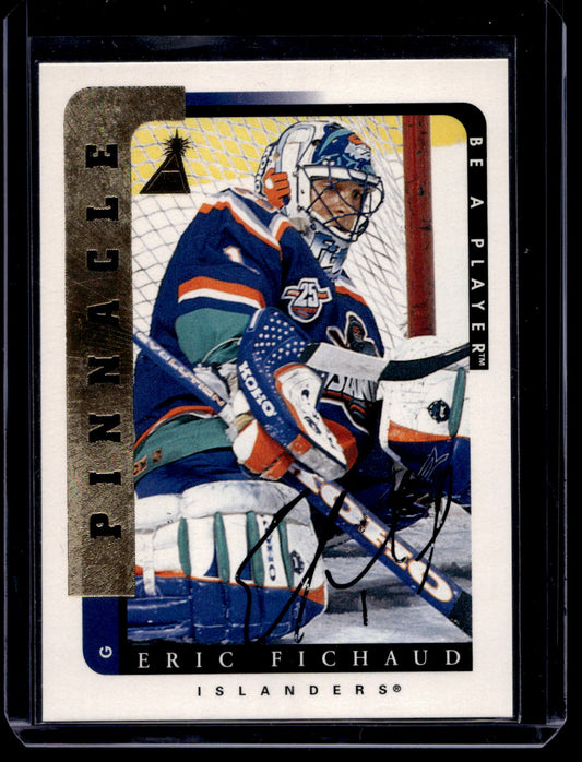 1996-97 Pinnacle Be A Player - Autographs - Eric Fichaud #214