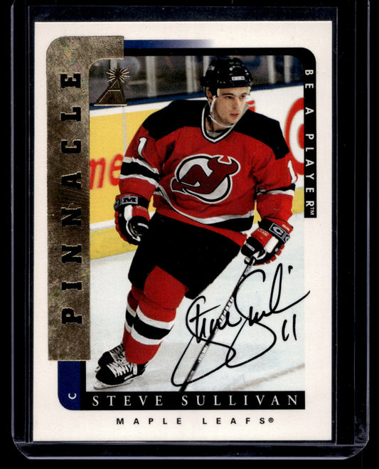 1996-97 Pinnacle Be A Player - Autographs - Steve Sullivan #209 RC