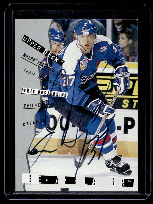1994-95 Upper Deck Be a Player - Signatures - Eric Desjardins #111