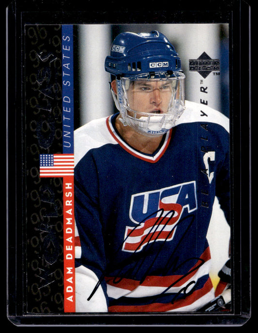 1995-96 Upper Deck Be a Player - Autographs - Adam Deadmarsh #S186