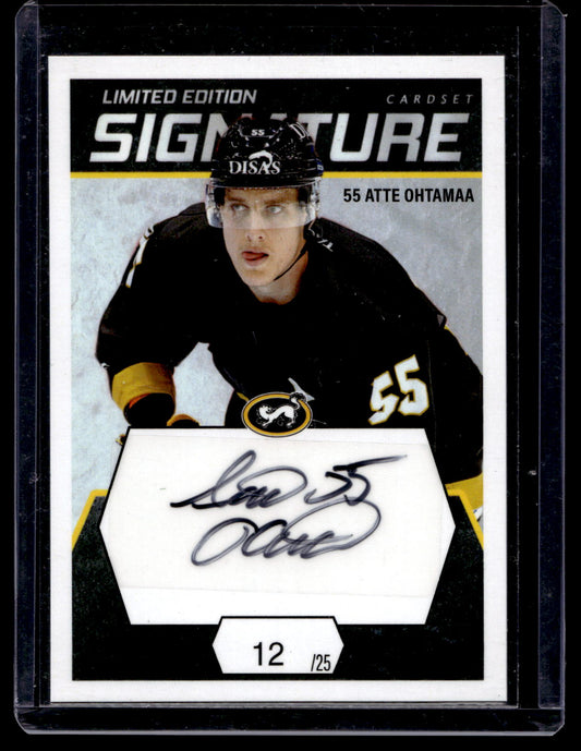 2021-22 Cardset Signature Limited Edition - Atte Ohtamaa /25