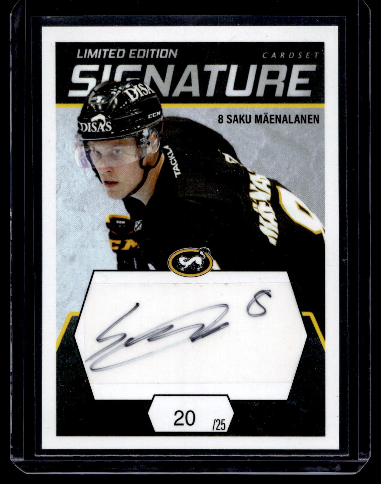 2021-22 Cardset Signature Limited Edition - Saku Mäenalainen /25