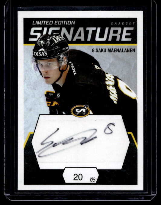 2021-22 Cardset Signature Limited Edition - Saku Mäenalainen /25