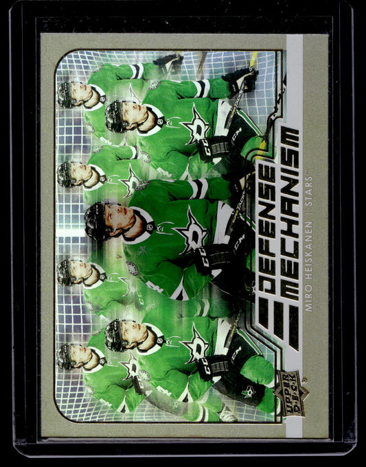 2022-23 Upper Deck Series 1 - Defense Mechanism - Gold - Miro Heiskanen #DM-1