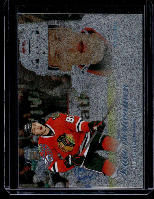 2014-15 Fleer Showcase - Flair - Blue Ice - Row 0 Rookies - Teuvo Teravainen #53 /99 RY