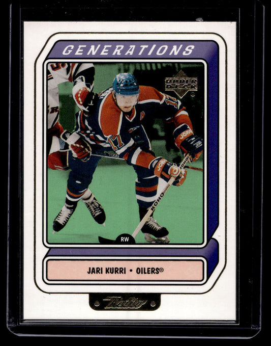 1999-00 Upper Deck Retro - Generations - Jari Kurri #G8A